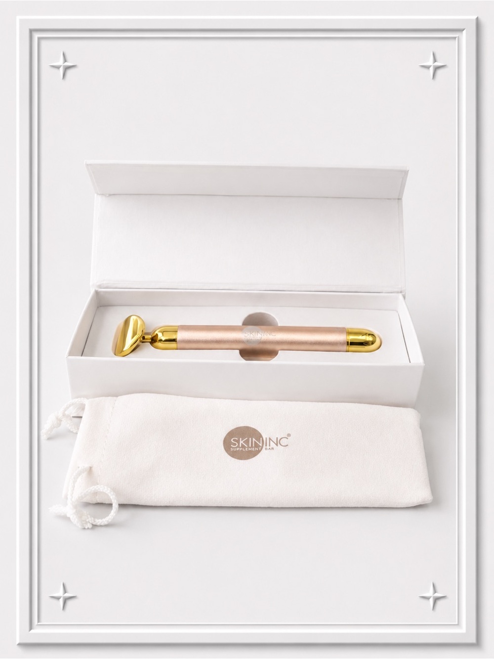 ✨ Skin Inc Sculpt Lift Bar 24K Gold | Vibrating Facial Massager Tool